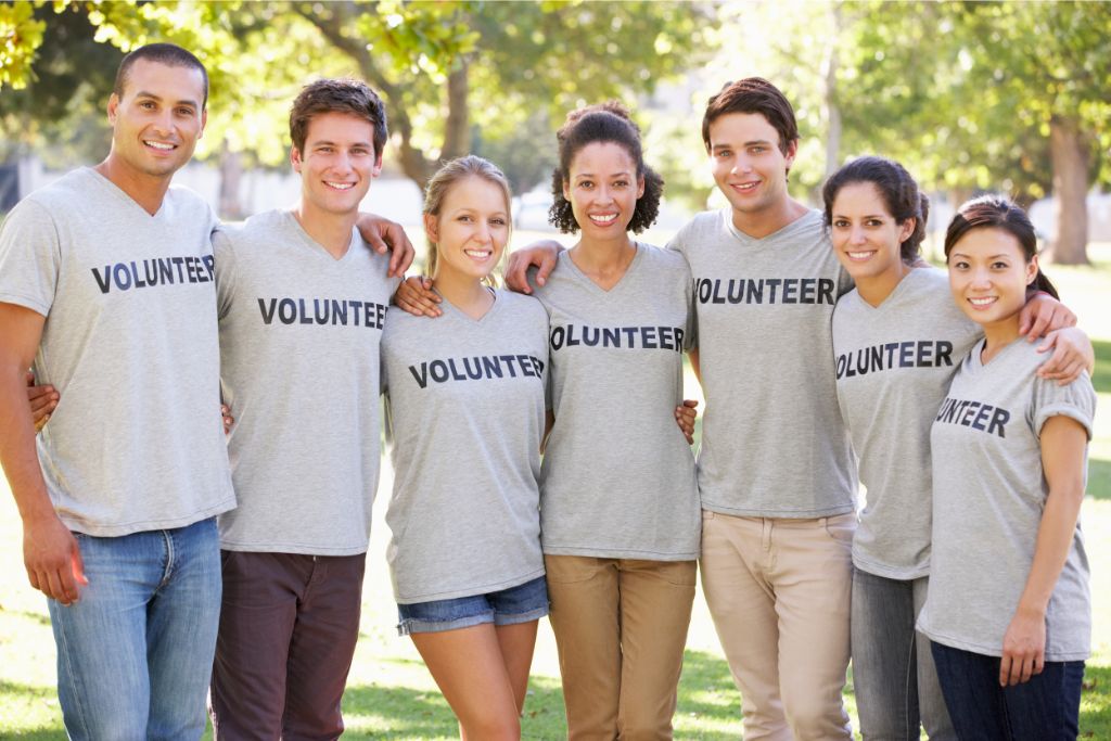 team of volunteers